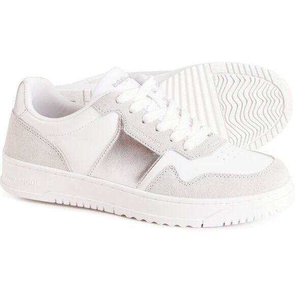 NEW Easy Spirit Merci Sneakers For Women  White/Silver  362sn - Picture 2 of 6